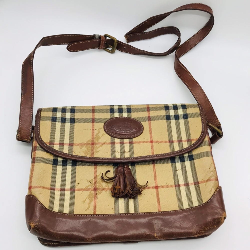 BURBERRY Nova Check Shoulder Bag